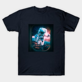 astronaut rescue plane. sci-fi T-Shirt